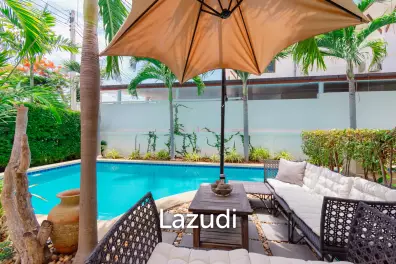 BAAN THAI BEACH VILLAGE :  2 Storey 4 Bed Pool / 3 bed + home office villa near the beach