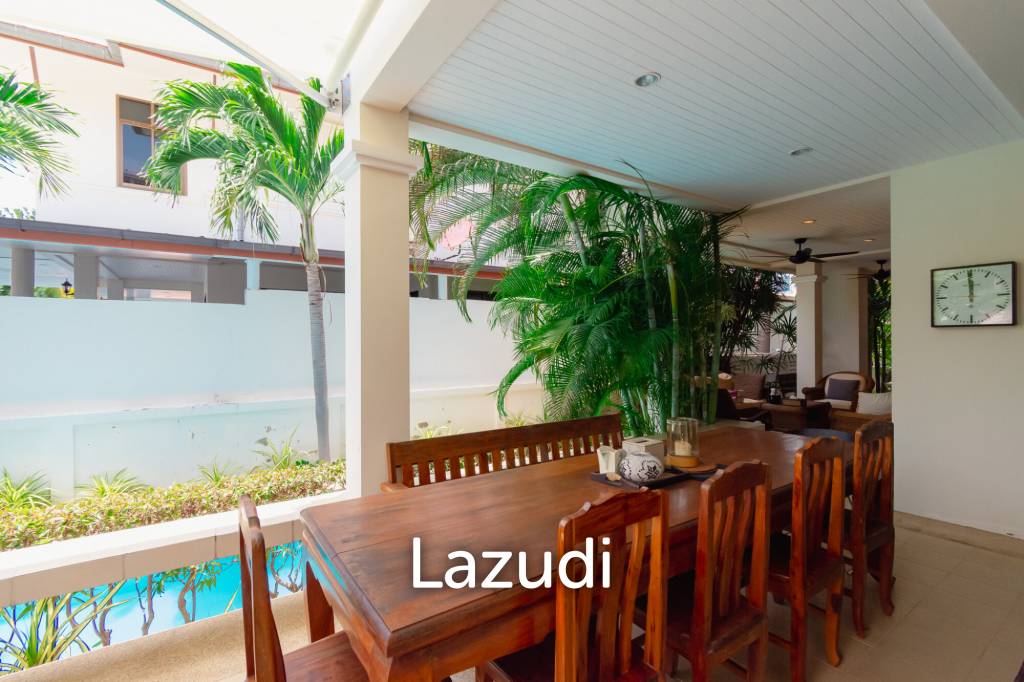 BAAN THAI BEACH VILLAGE :  2 Storey 3 Bed Pool villa near the beach