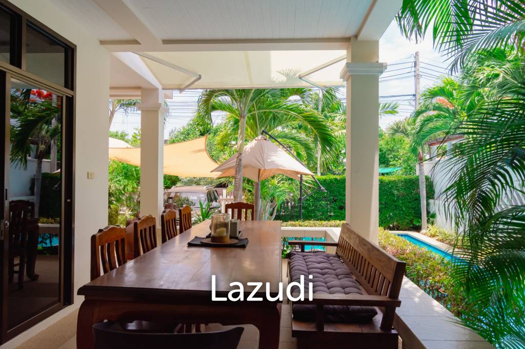 BAAN THAI BEACH VILLAGE :  2 Storey 3 Bed Pool villa near the beach