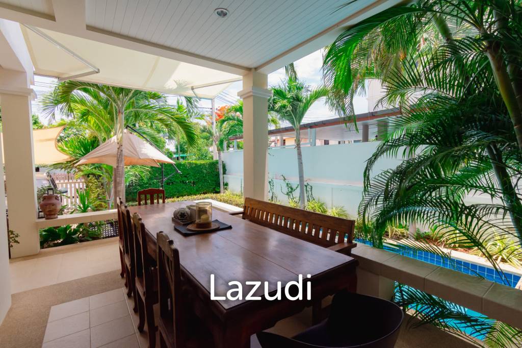 BAAN THAI BEACH VILLAGE :  2 Storey 3 Bed Pool villa near the beach