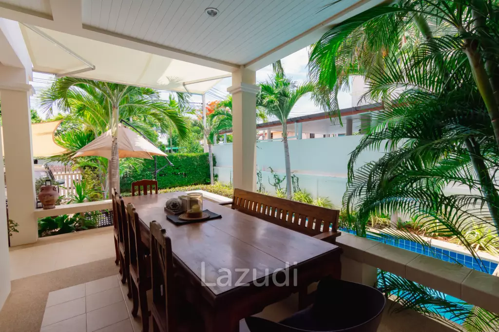 BAAN THAI BEACH VILLAGE :  2 Storey 4 Bed Pool / 3 bed + home office villa near the beach