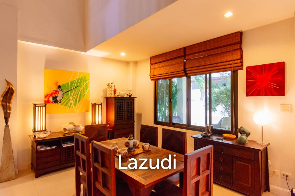 BAAN THAI BEACH VILLAGE :  2 Storey 3 Bed Pool villa near the beach