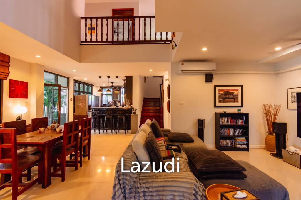 BAAN THAI BEACH VILLAGE :  2 Storey 3 Bed Pool villa near the beach