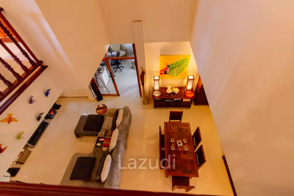 BAAN THAI BEACH VILLAGE :  2 Storey 4 Bed Pool / 3 bed + home office villa near the beach