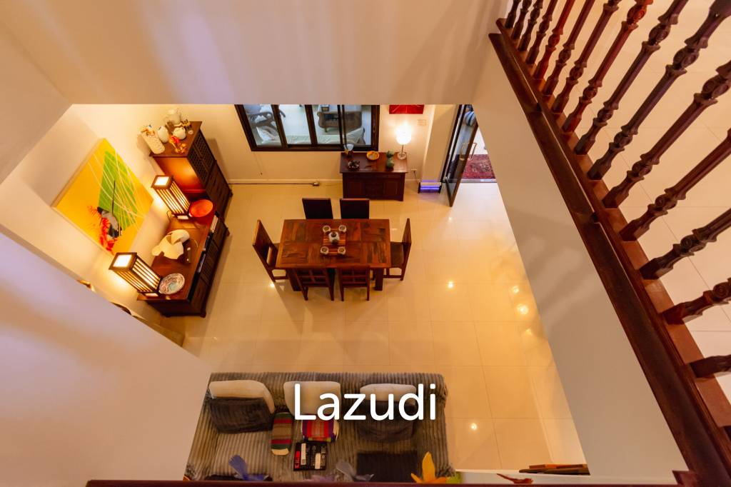 BAAN THAI BEACH VILLAGE :  2 Storey 3 Bed Pool villa near the beach