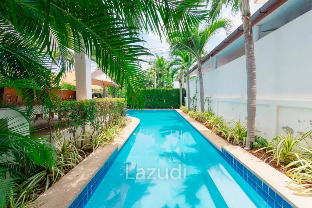 BAAN THAI BEACH VILLAGE :  2 Storey 4 Bed Pool / 3 bed + home office villa near the beach