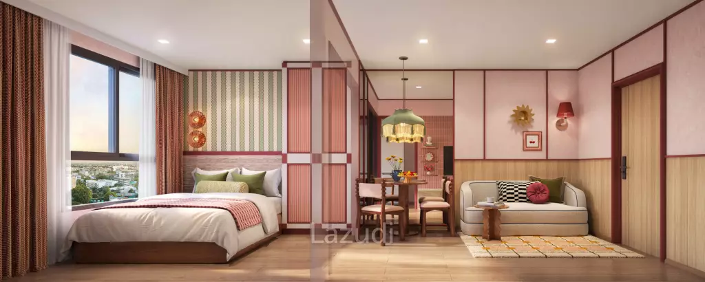 1 Bedroom 1 bathroom 24.75 SQ.M. Dcondo Vite
