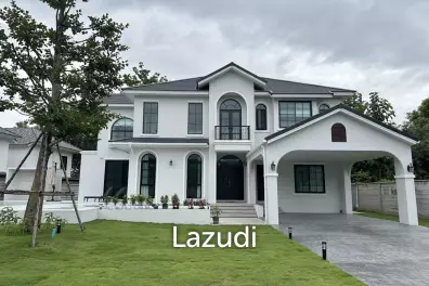 บ้านสร้างใหม่ 2 ชั้น 4 นอน วิวภูเขาและสระว่ายน้ำใน อ.แม่ริม