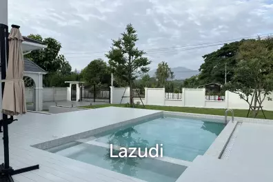 บ้านสร้างใหม่ 2 ชั้น 4 นอน วิวภูเขาและสระว่ายน้ำใน อ.แม่ริม