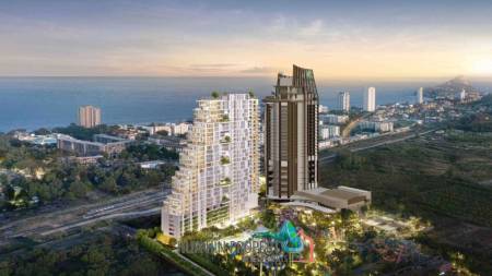 59 sqm sea view 2 bedroom condo on 16th floor at VEHHA Hua Hin