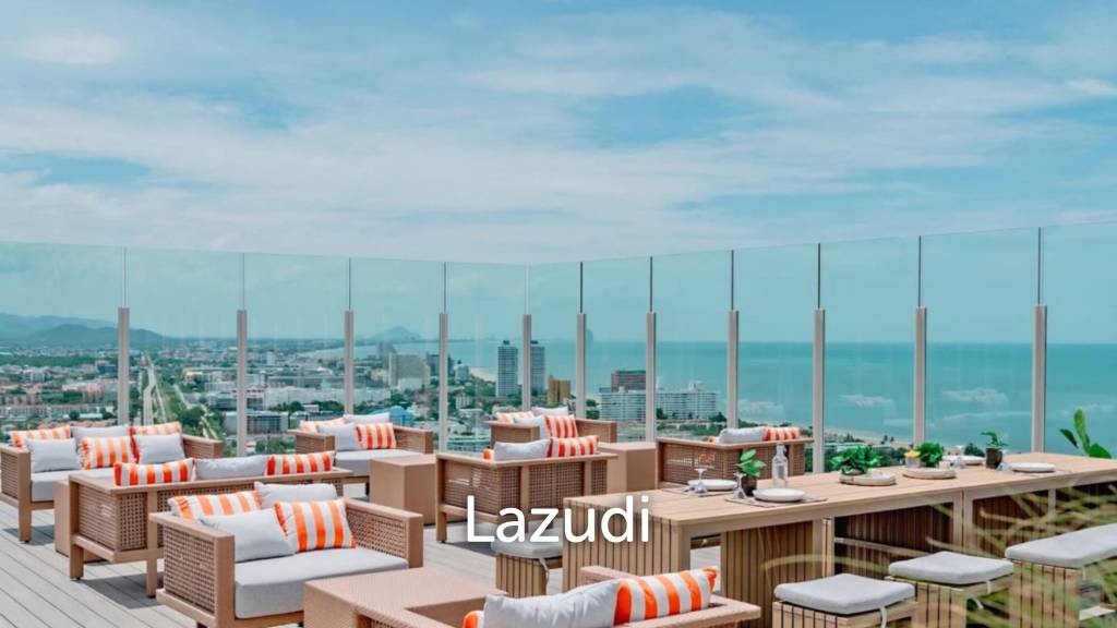 59 sqm sea view 2 bedroom condo on 16th floor at VEHHA Hua Hin