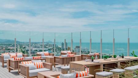 59 sqm sea view 2 bedroom condo on 16th floor at VEHHA Hua Hin