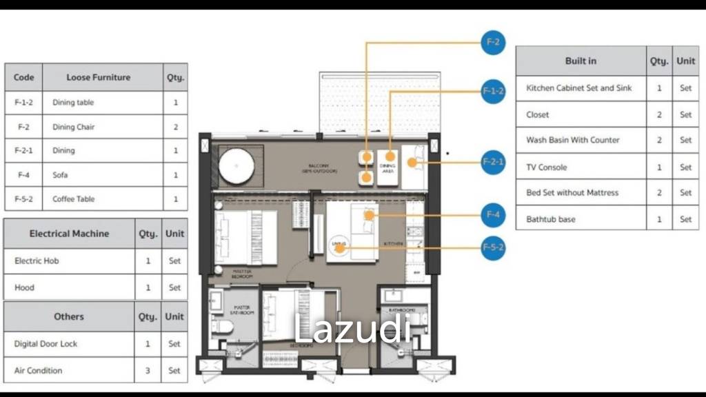 59 sqm sea view 2 bedroom condo on 16th floor at VEHHA Hua Hin
