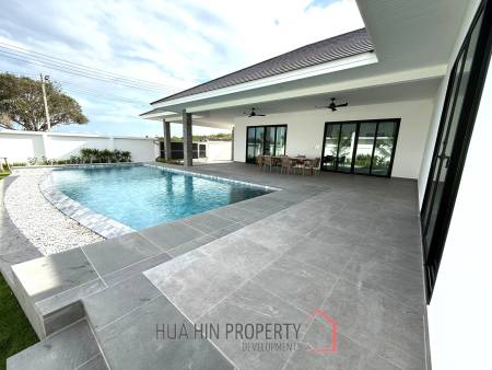 210 sqm modern 3 bedroom pool villa with garden in prime residential location