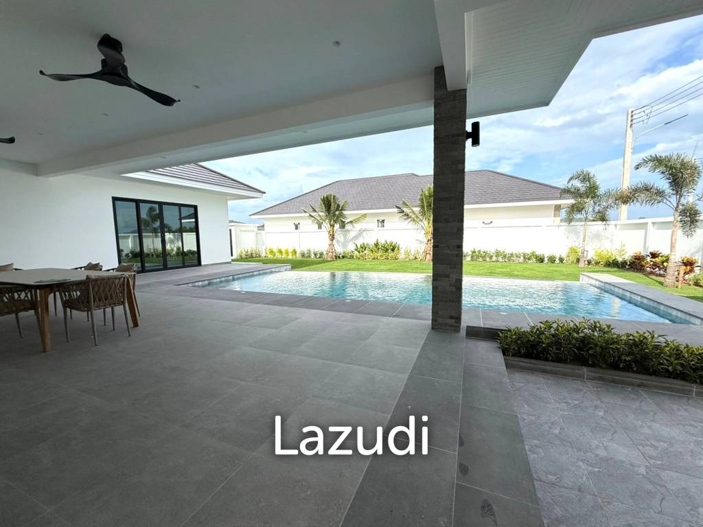 210 sqm modern 3 bedroom pool villa with garden in prime residential location
