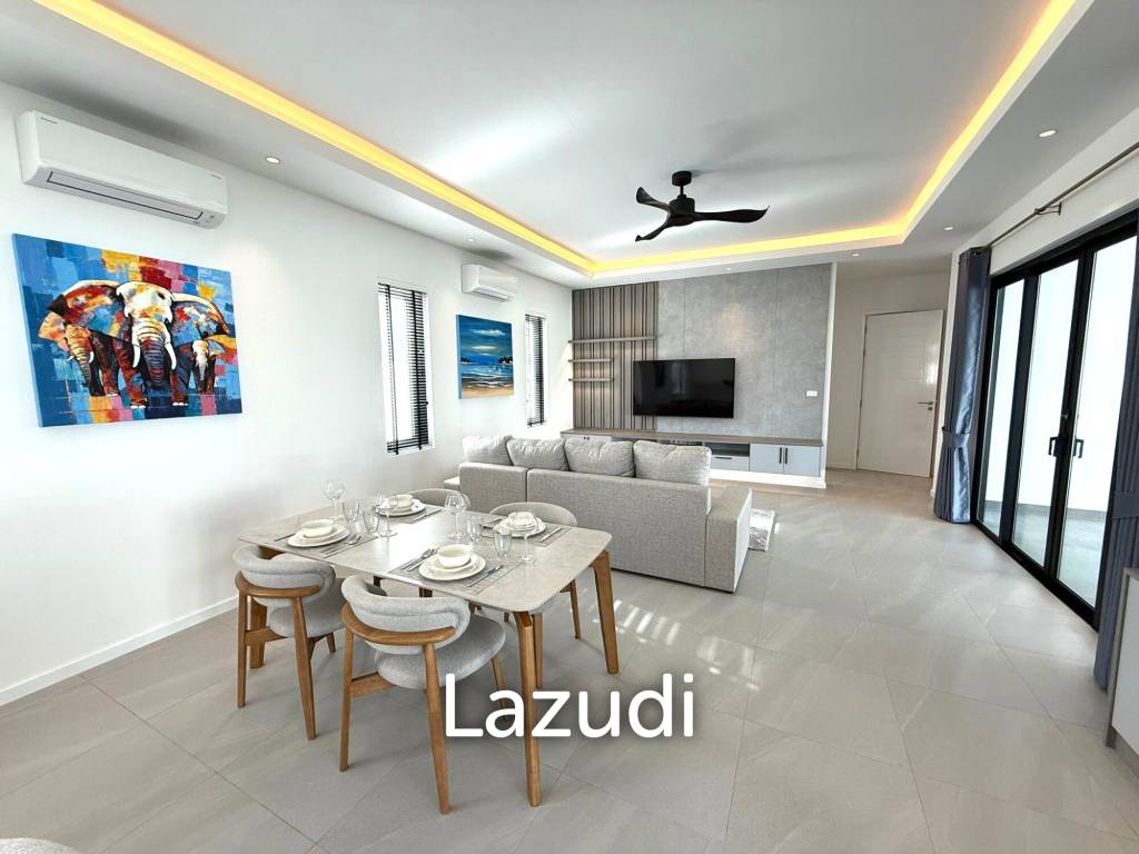 210 sqm modern 3 bedroom pool villa with garden in prime residential location