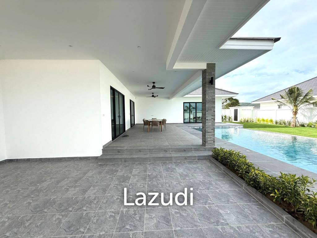 210 sqm modern 3 bedroom pool villa with garden in prime residential location