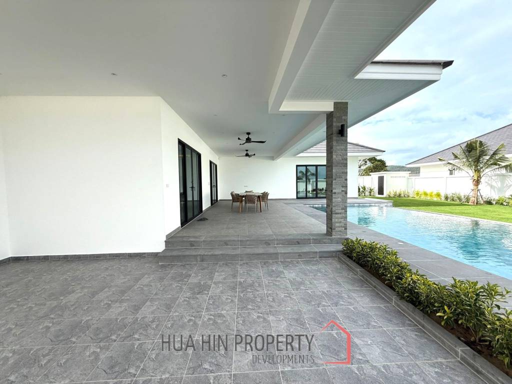 210 sqm modern 3 bedroom pool villa with garden in prime residential location