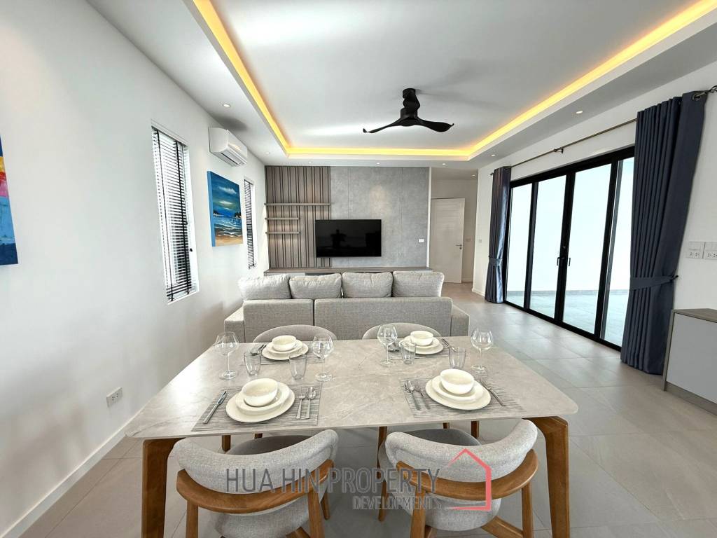 210 sqm modern 3 bedroom pool villa with garden in prime residential location