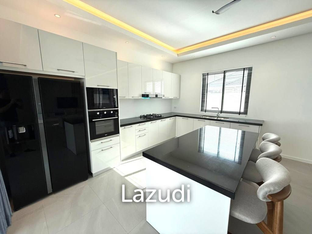 210 sqm modern 3 bedroom pool villa with garden in prime residential location