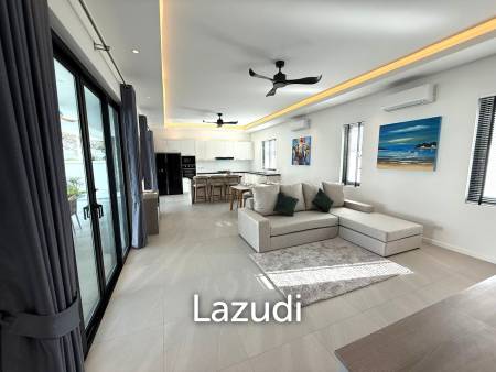 210 sqm modern 3 bedroom pool villa with garden in prime residential location