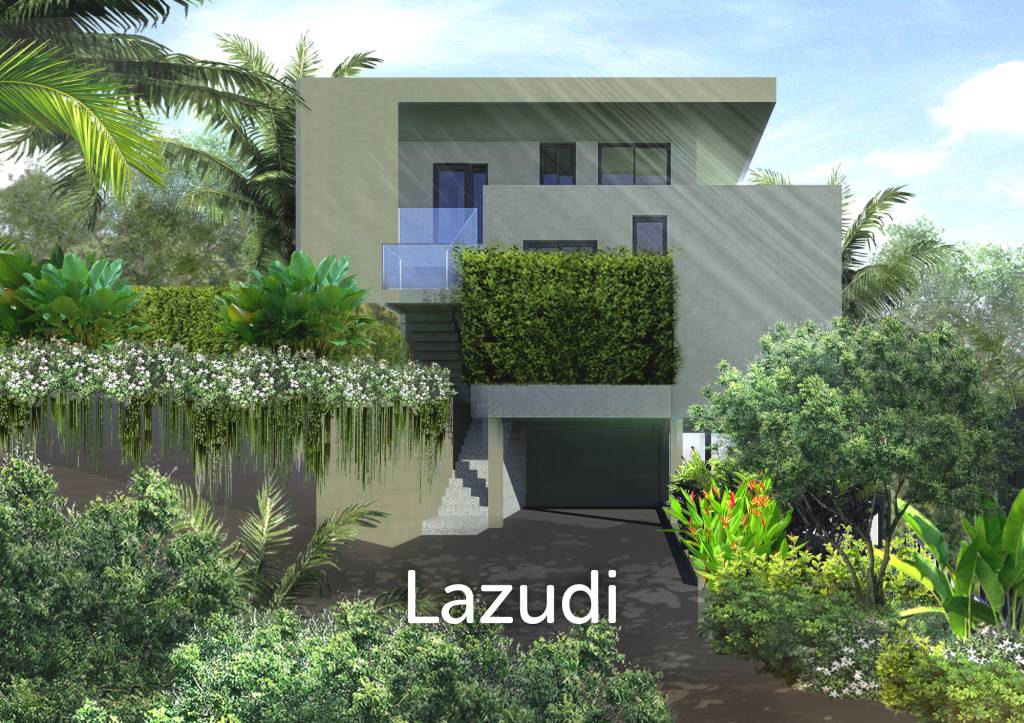 Contemporary 4-Bed Sea & Mountain View Villa - North Srithanu, Ko Pha-ngan