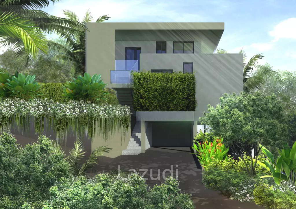 Contemporary 4-Bed Sea & Mountain View Villa - North Srithanu, Ko Pha-ngan