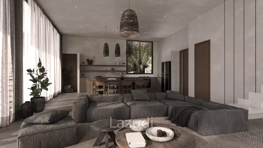 Contemporary 4-Bed Sea & Mountain View Villa - North Srithanu, Ko Pha-ngan