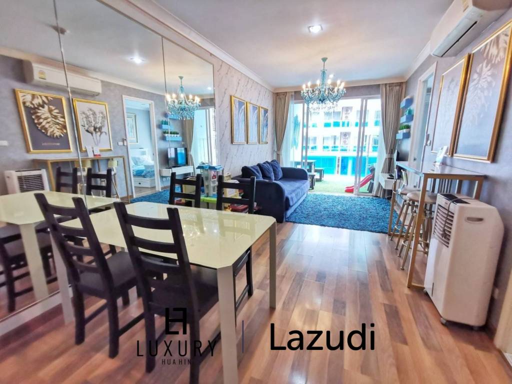 66 metro cuadrado 2 ` 2 Baño Condominio de Alquiler