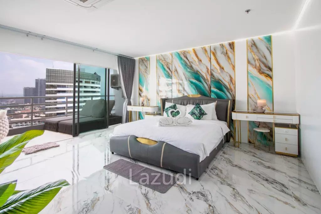 ห้องชุดสุดหรู 2 ห้องนอน ที่วิวทะเล 7 จอมเทียน
