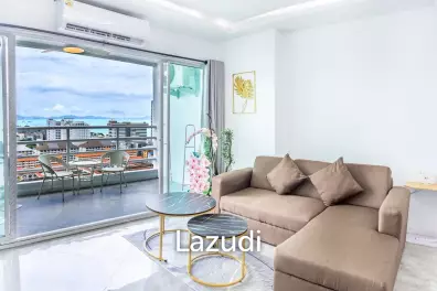 ห้องสตูดิโอสุดหรูชั้น 19 ที่วิวทะเล 5 จอมเทียน