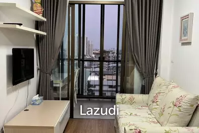 Modern 30.5 sqm 1 bedroom condo on 11th floor at Ideo Mix Sukhumvit 103 Bangna Bangkok