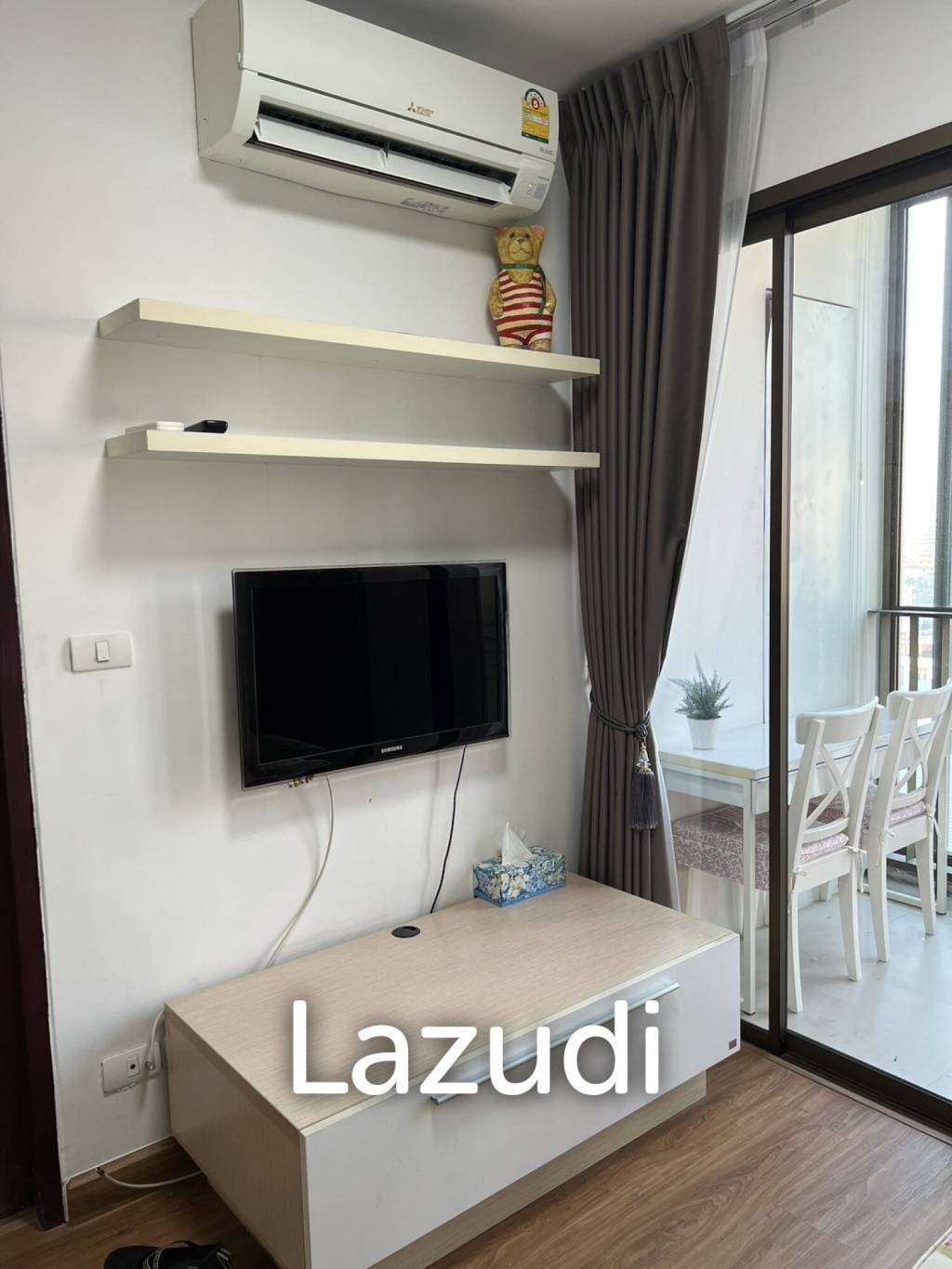 Modern 30.5 sqm 1 bedroom condo on 11th floor at Ideo Mix Sukhumvit 103 Bangna Bangkok