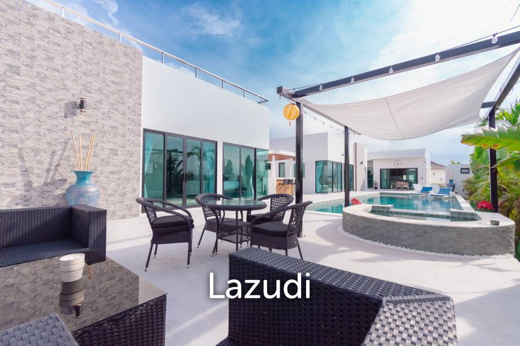 STUNNING MODERN 6 BED POOL VILLA