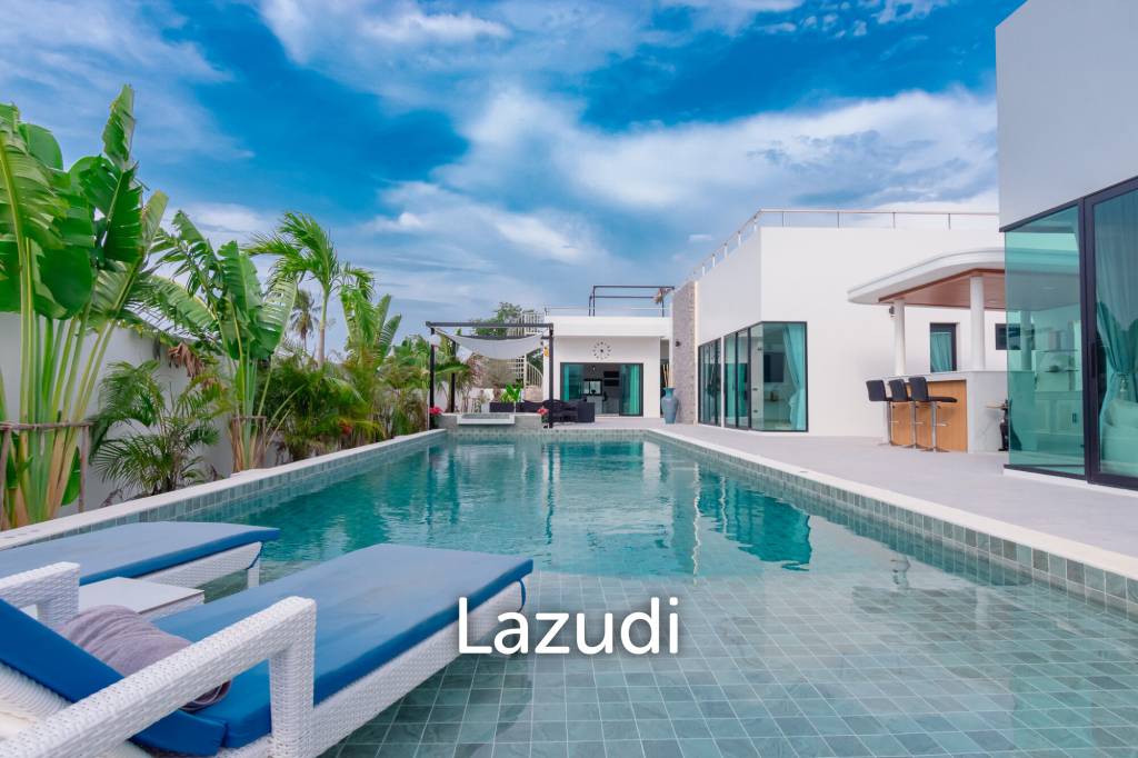 STUNNING MODERN 6 BED POOL VILLA