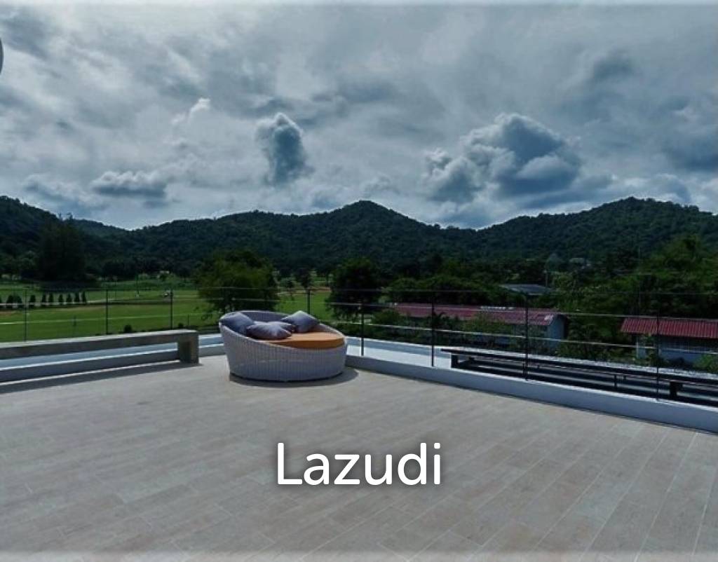Kao Tao : Great Design 2 storey 4 bed pool villa over looking Golf Course and 2 mins walk to the Beach