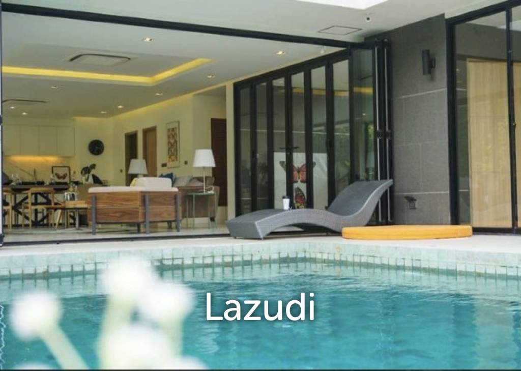Kao Tao : Great Design 2 storey 4 bed pool villa over looking Golf Course and 2 mins walk to the Beach