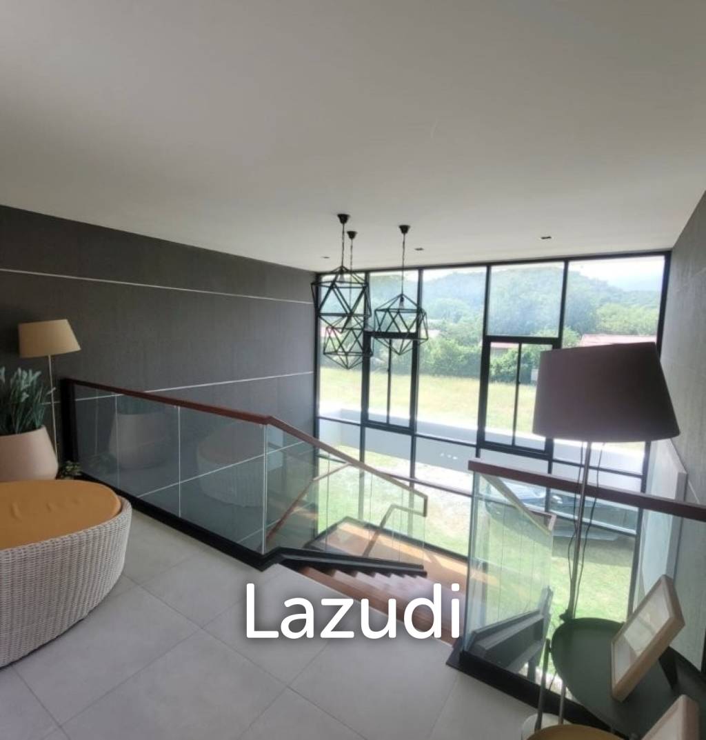 Kao Tao : Great Design 2 storey 4 bed pool villa over looking Golf Course and 2 mins walk to the Beach