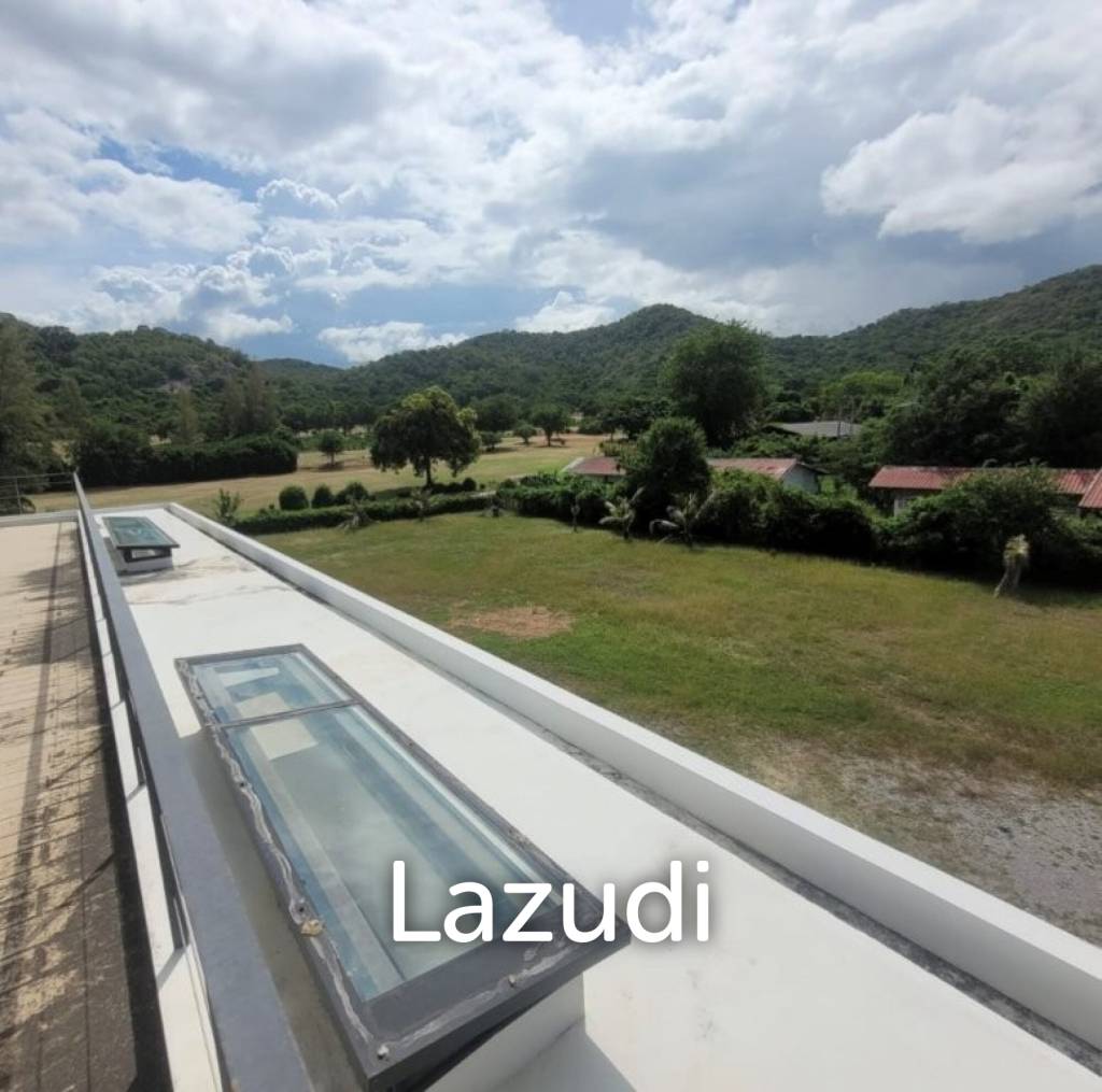 Kao Tao : Great Design 2 storey 4 bed pool villa over looking Golf Course and 2 mins walk to the Beach