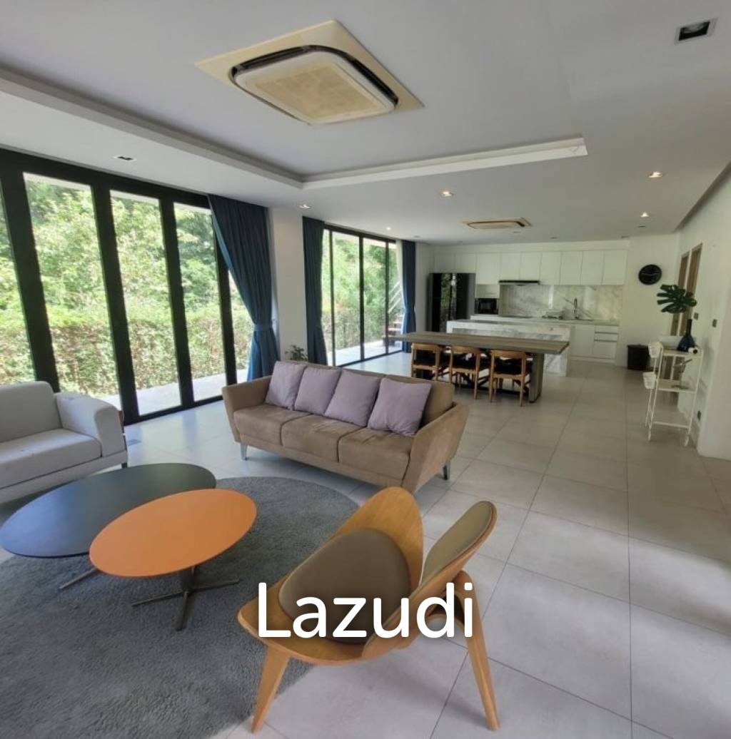 Kao Tao : Great Design 2 storey 4 bed pool villa over looking Golf Course and 2 mins walk to the Beach