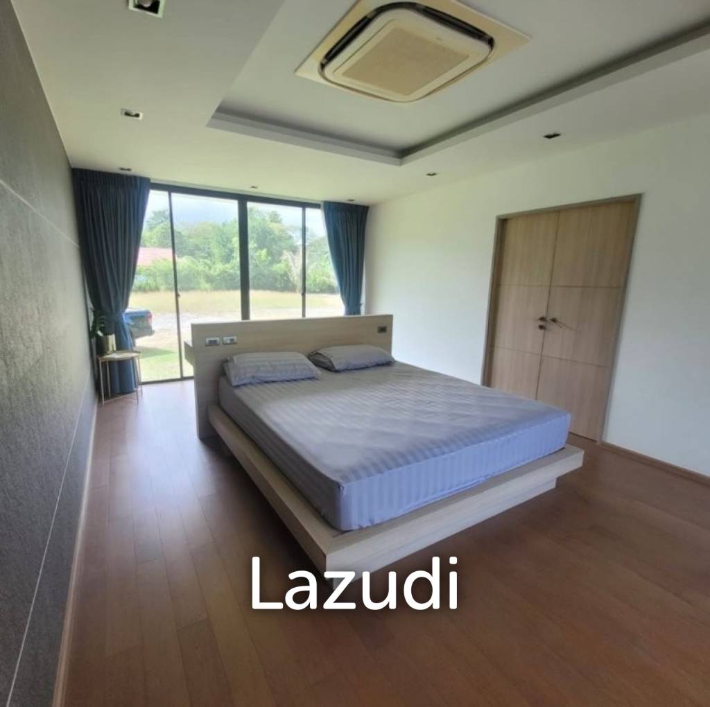 Kao Tao : Great Design 2 storey 4 bed pool villa over looking Golf Course and 2 mins walk to the Beach