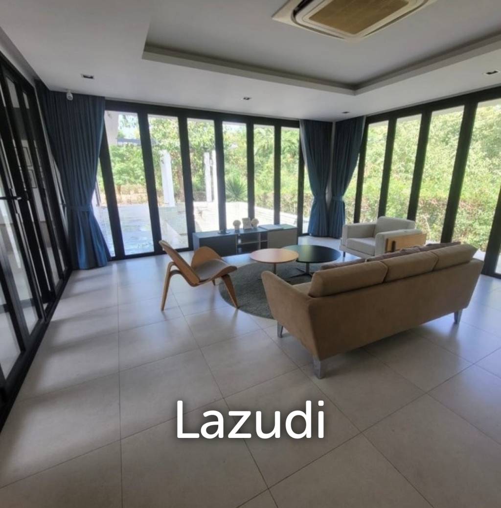 Kao Tao : Great Design 2 storey 4 bed pool villa over looking Golf Course and 2 mins walk to the Beach