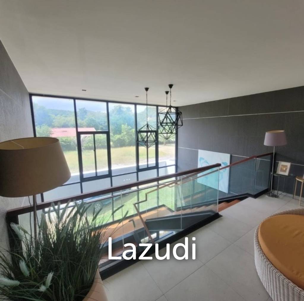 Kao Tao : Great Design 2 storey 4 bed pool villa over looking Golf Course and 2 mins walk to the Beach