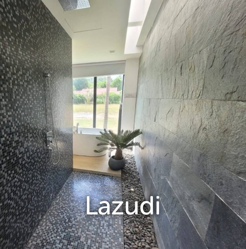 Kao Tao : Great Design 2 storey 4 bed pool villa over looking Golf Course and 2 mins walk to the Beach