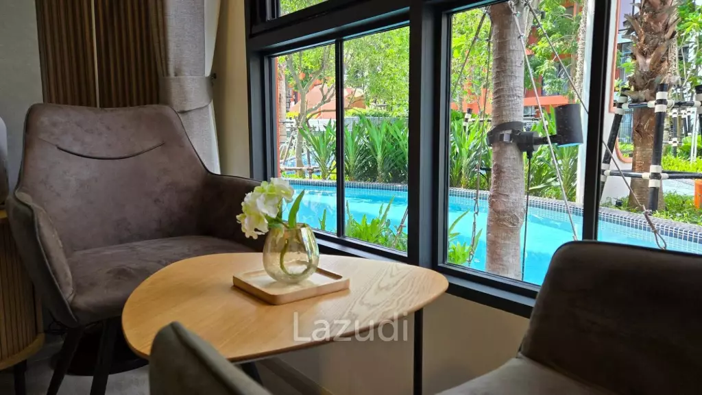 Cabanas : Modern 2BR Tropical Design with Pool Access.