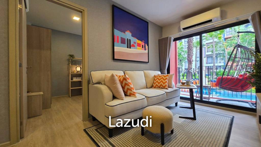 Cabanas : Modern 2BR Tropical Design with Pool Access.