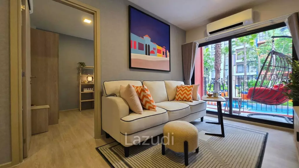 Cabanas : Modern 2BR Tropical Design with Pool Access.