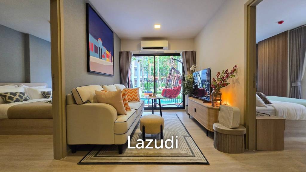 Cabanas : Modern 2BR Tropical Design with Pool Access.