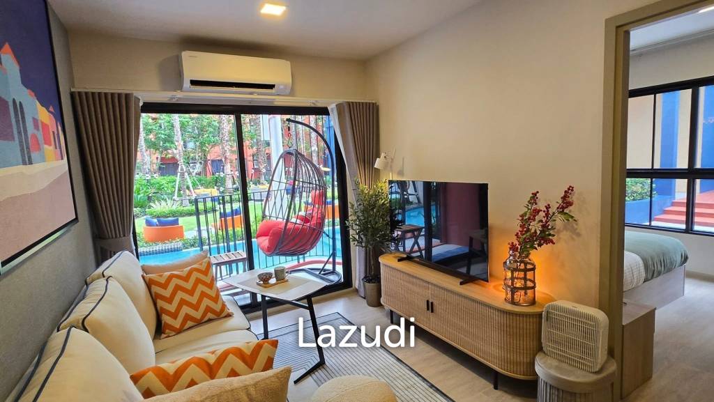 Cabanas : Modern 2BR Tropical Design with Pool Access.