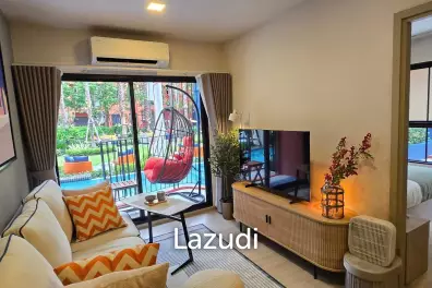 Cabanas : Modern 2BR Tropical Design with Pool Access.